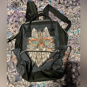 wolf backpack/diaper bag